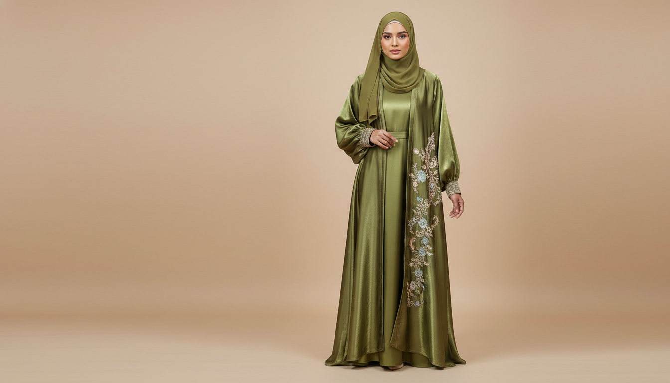 Zayra Royale Organza Abaya